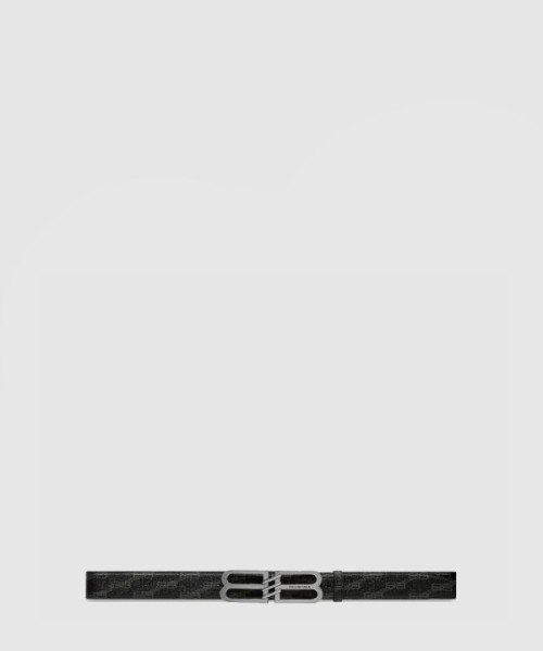 발렌시아가 BB 코팅 캔버스 벨트 703103