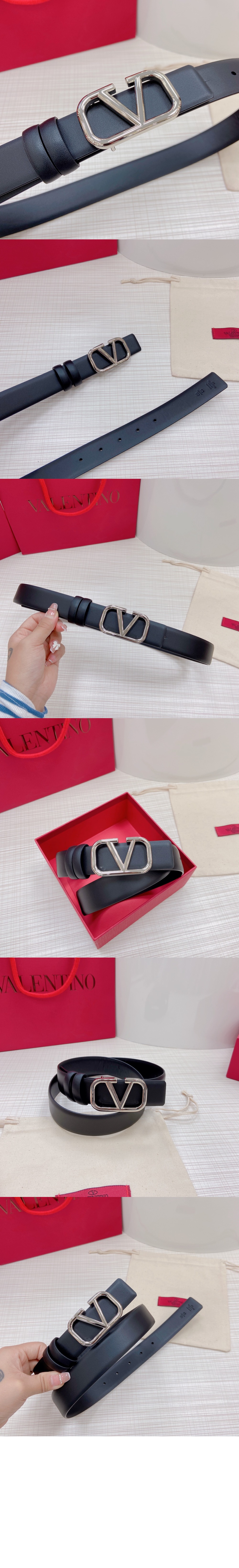 발렌티노 브이로고 리버서블 벨트