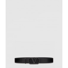발렌티노 브이로그 로고 송아지 가죽 벨트