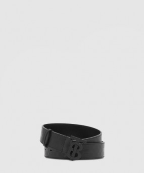 버버리 엠보 체크 가죽 벨트 80548831