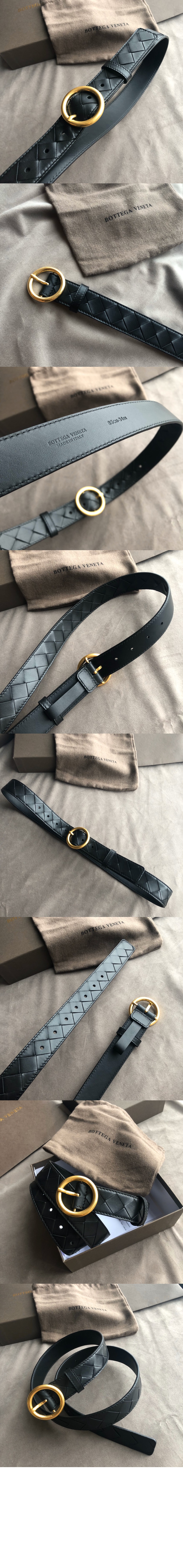 보테가베네타 오버사이즈 인트레치오 위빙 벨트 701227