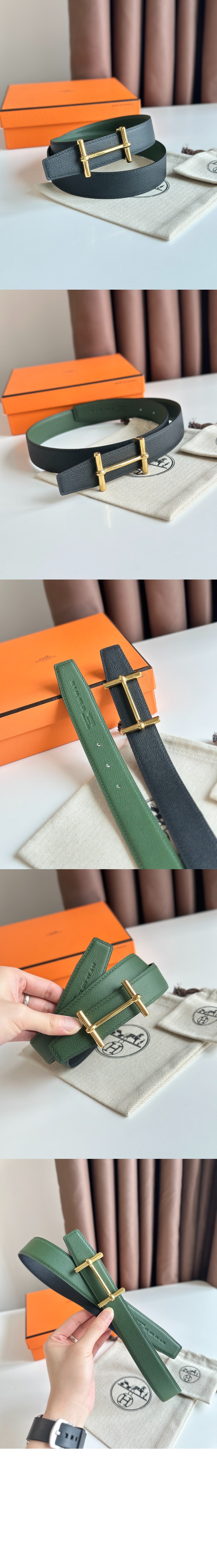 에르메스 앙크레 리버서블 벨트