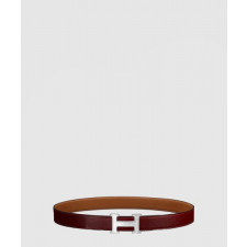 에르메스 H Martelee 버클 & 양면 가죽 벨트