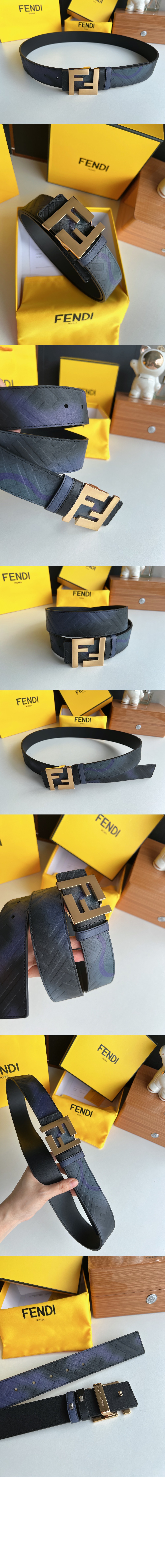 펜디 FF 펀칭 메탈 벨트 7C042