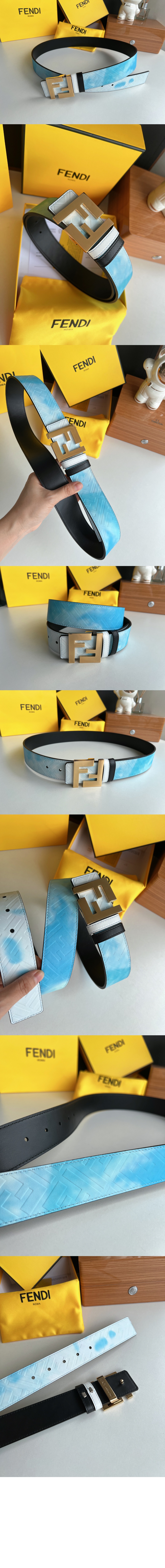 펜디 그러데이션 프린트 벨트 7C042