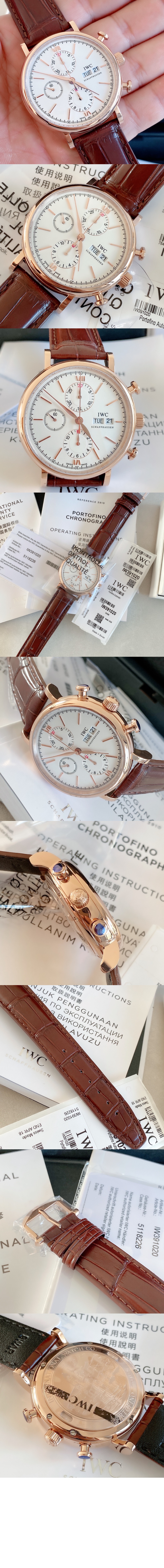 IWC 포르토피노 크로노그래프 42 IW391025