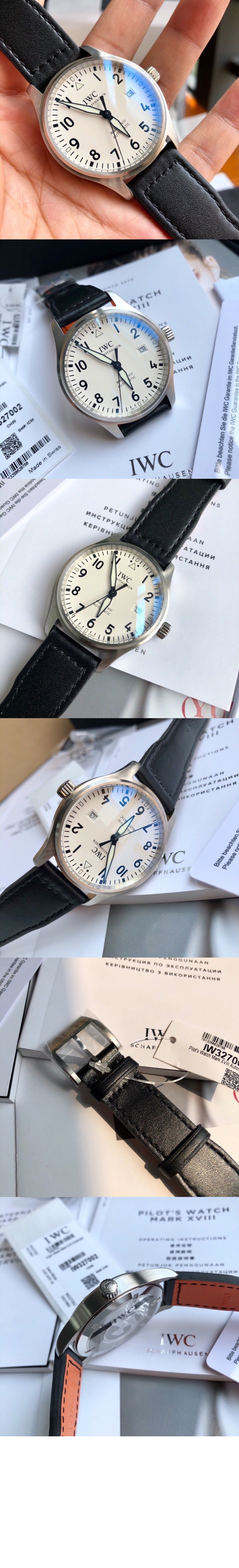 IWC 파일럿 워치 마크 XVIII 헤리티지 40 IW327002