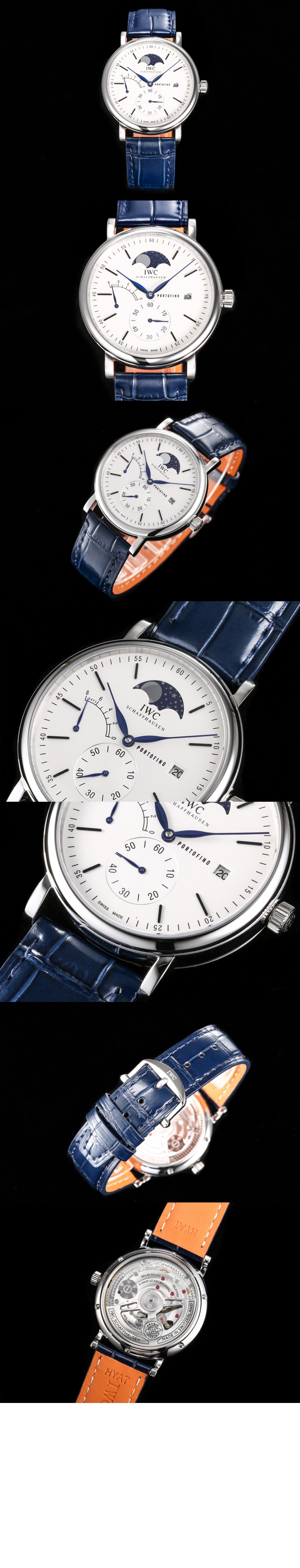 IWC 포르토피노 핸드 와인드 8 Days 45 IW510103