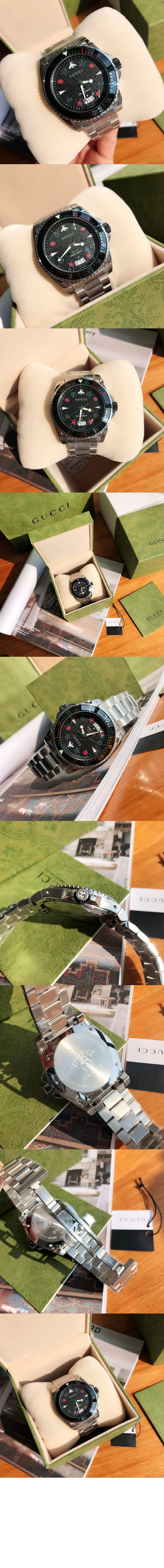 구찌 다이브 워치 45 136221