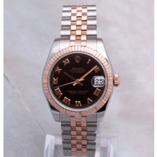 롤렉스 중형 데이저스트 콤비 검정판 로만 178271