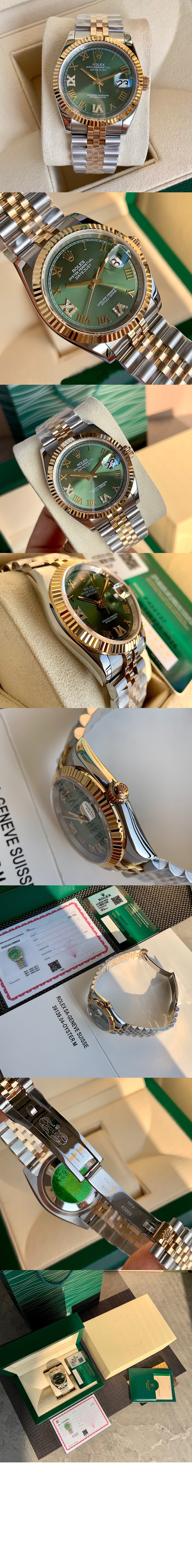 롤렉스 데이저스트 콤비 36 126233