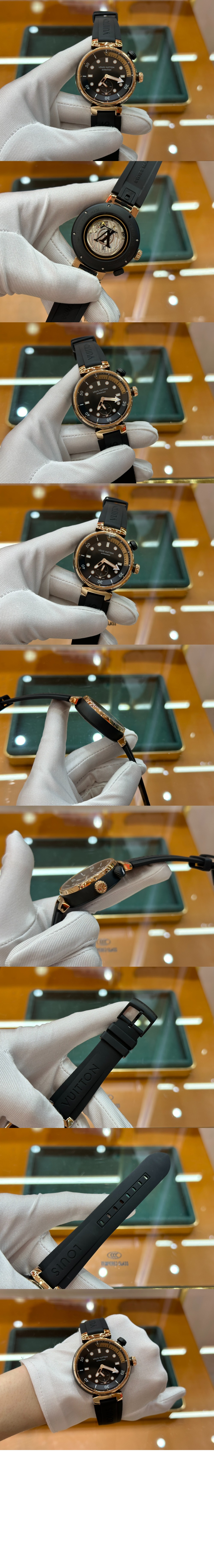 루이비통 땅부르 스트리트 다이버 오토매틱 44 QA123A