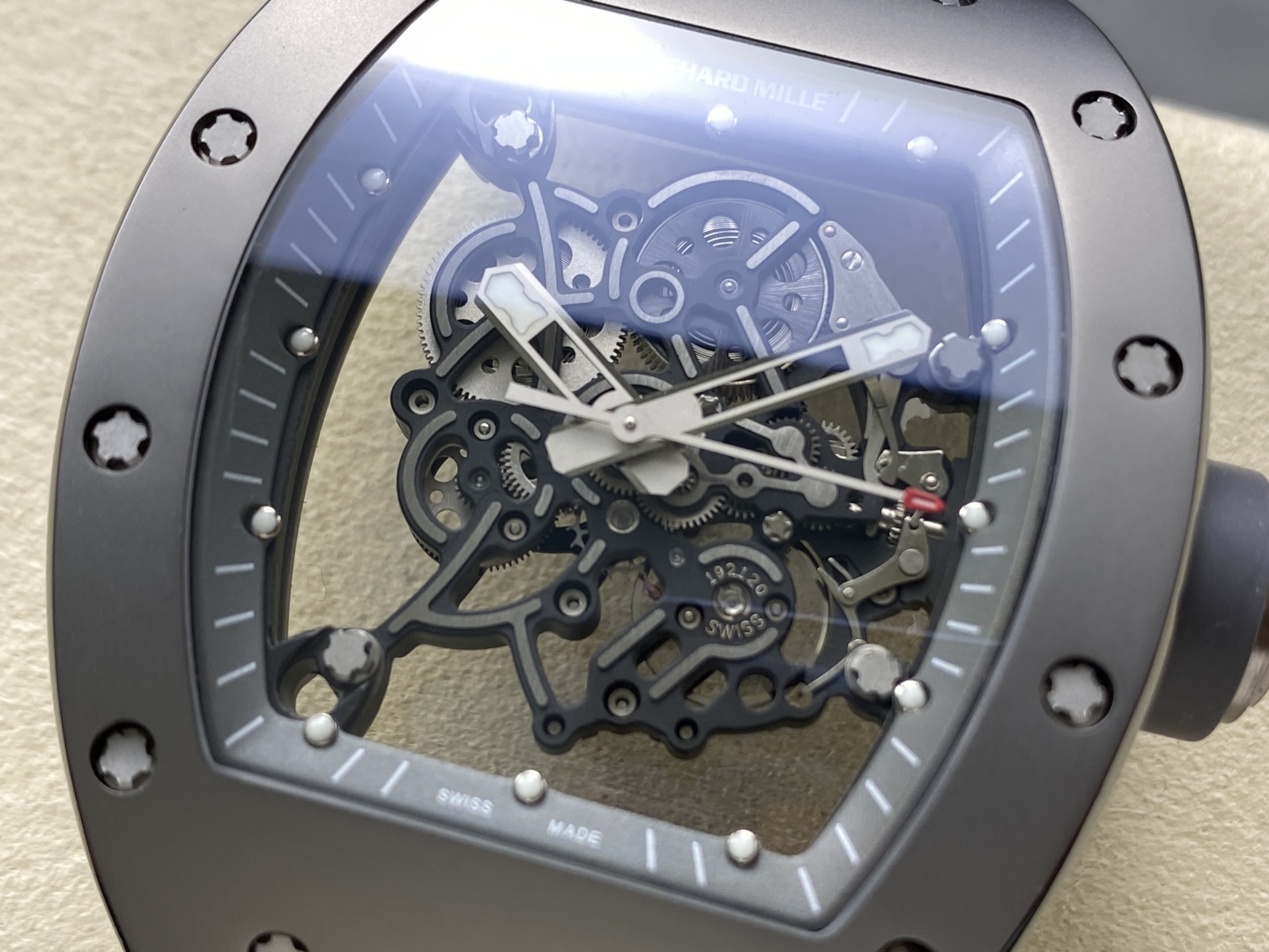 리차드밀 커스텀 메이드 리차드밀 RM055 부바 왓슨 그레이 티타늄 케이스