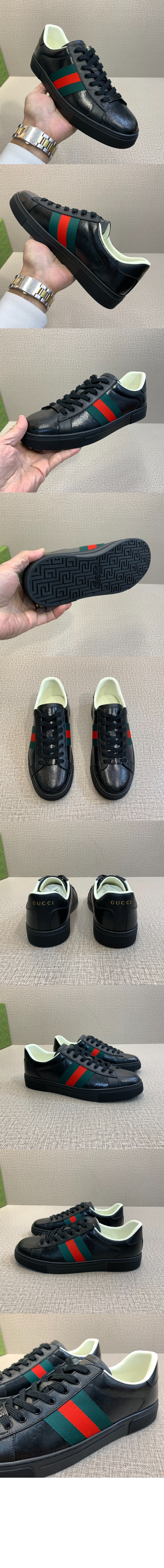 구찌 에이스 웹 스니커즈 760774