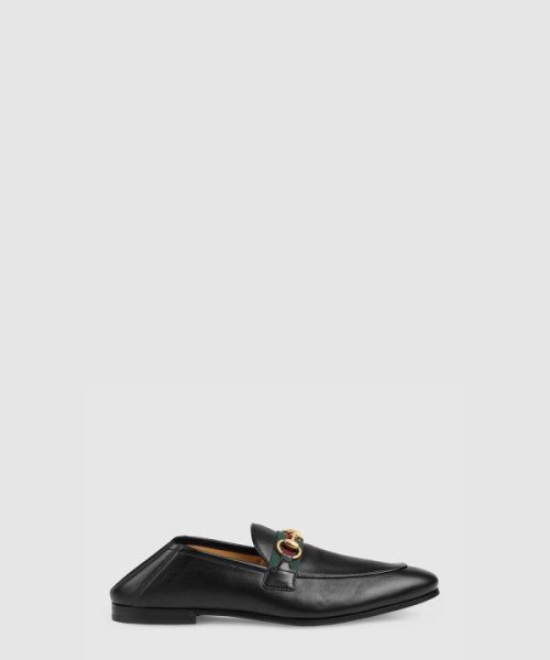 구찌 웹 가죽 홀스빗 로퍼 581513