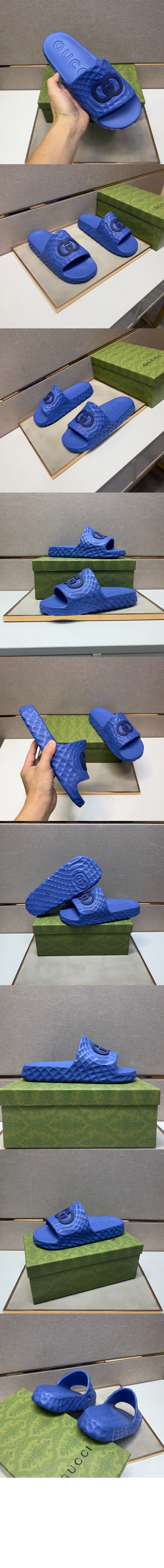 구찌 인터로킹 G 슬라이드 샌들 770801