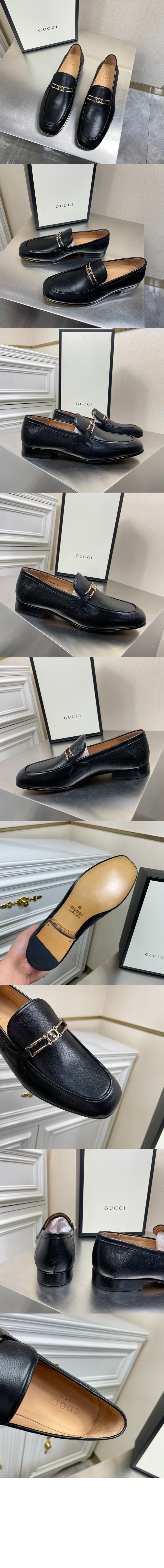 구찌 인터로킹 G 로퍼 598348