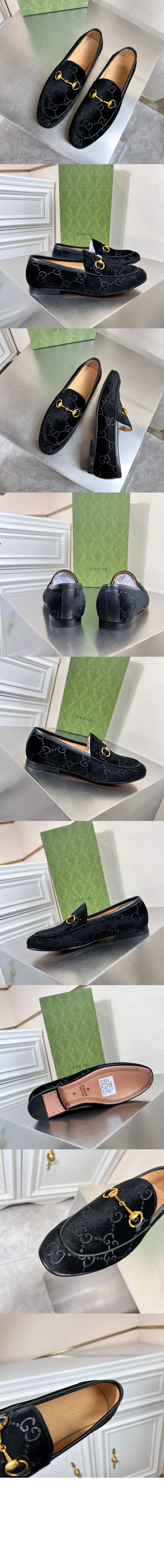 구찌 GG 벨벳 로퍼 430088