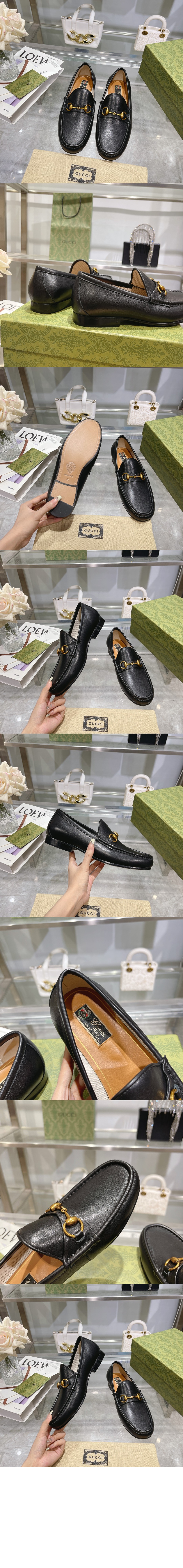 구찌 가죽 로퍼 307929