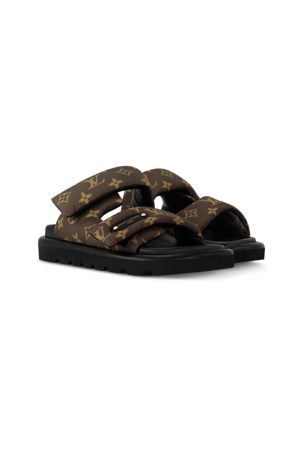 루이비통 풀 필로우 플랫 컴포트 뮬 1AHMDJ