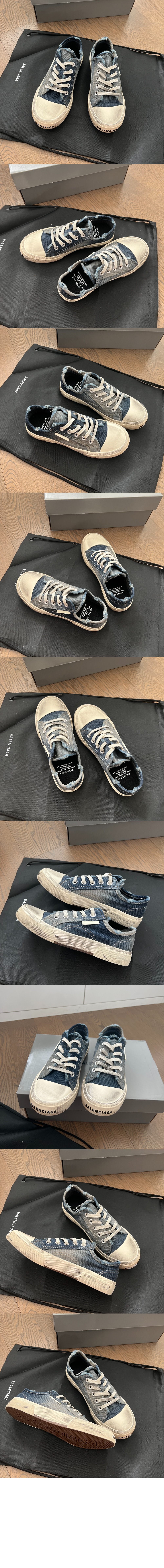 발렌시아가 파리 로우 탑 스니커즈 688757