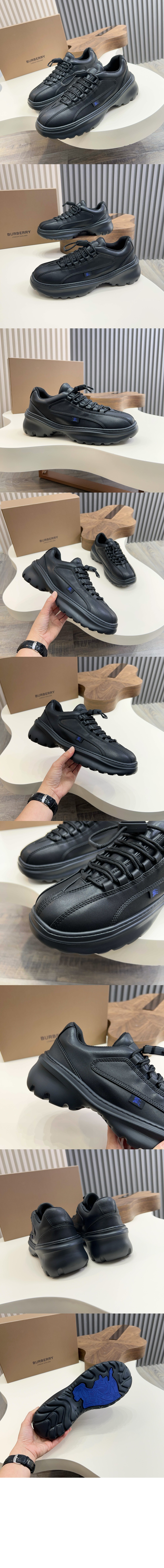 버버리 레더 레이스업 슈즈 신발 80967531