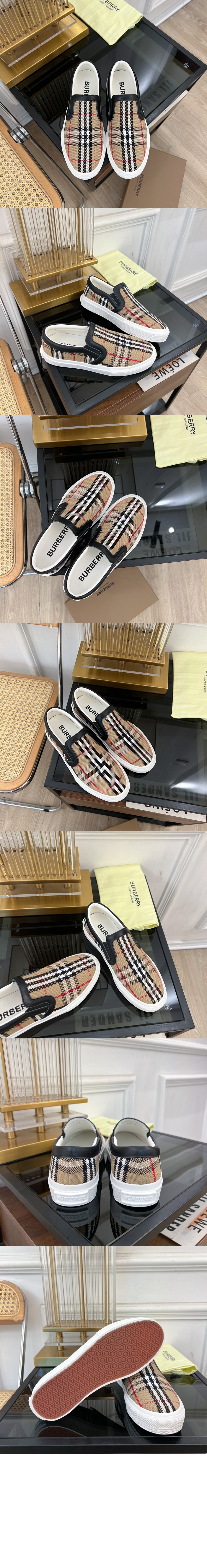 버버리 빈티지 체크 스니커즈 80173321