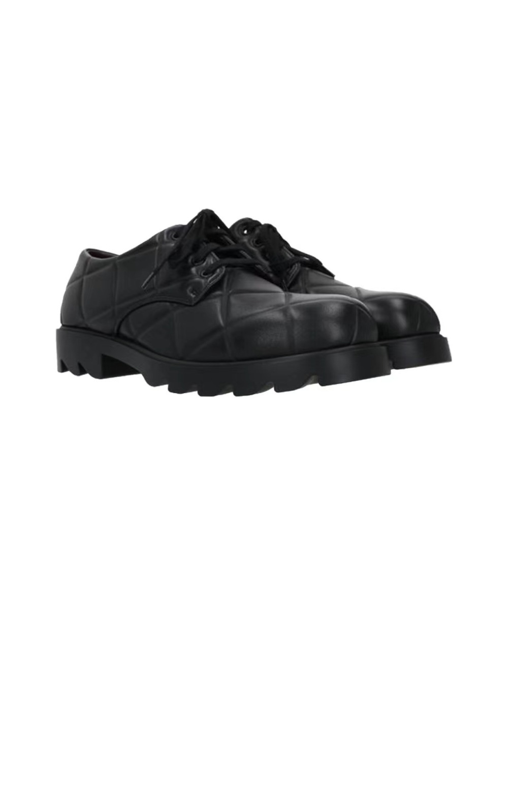 보테가베네타 퀼팅 더비 슈즈 708999