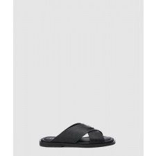 프라다 트라이앵글 로고 슬리퍼 2X3081