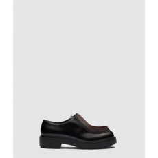 프라다 브러쉬드 레이스업 로퍼 2EG421