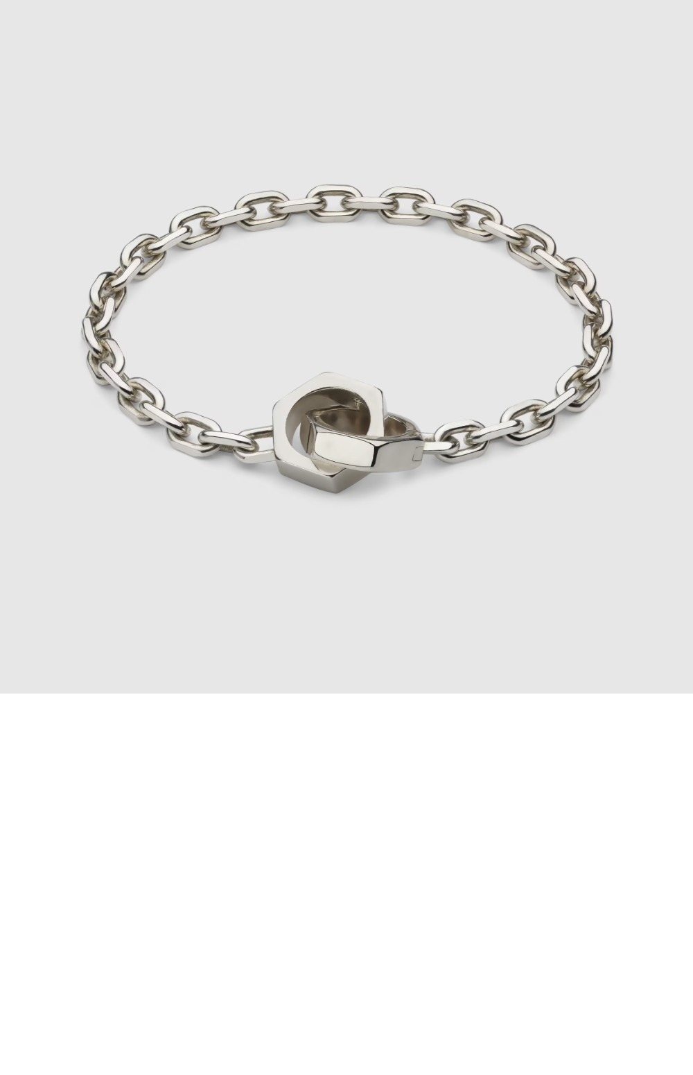 구찌 참이 포함된 트레이드마크 체인 팔찌 796366