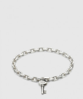 구찌 키가 달린 트레이드마크 체인 팔찌 796345