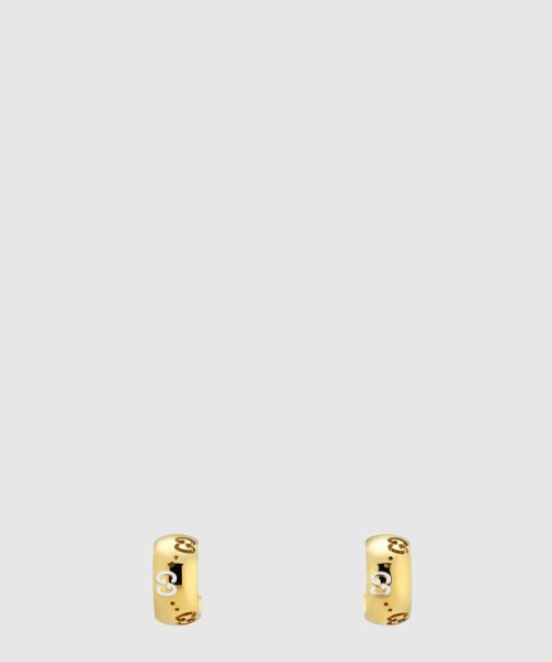 구찌 아이콘 18K GG 후프 귀걸이 804361