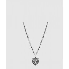 구찌 라이언 헤드 펜던트 목걸이 목걸이 433608