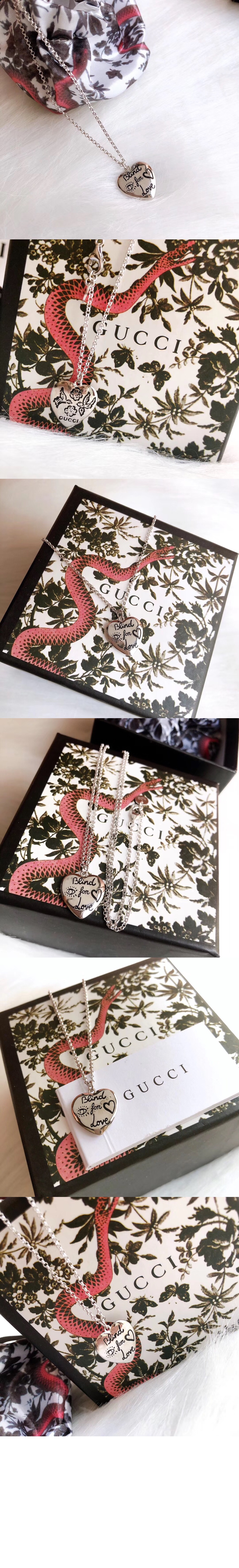 구찌 Blind for Love 목걸이 455542