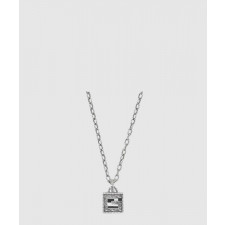 구찌 스퀘어 G 크로스 실버 목걸이 552768