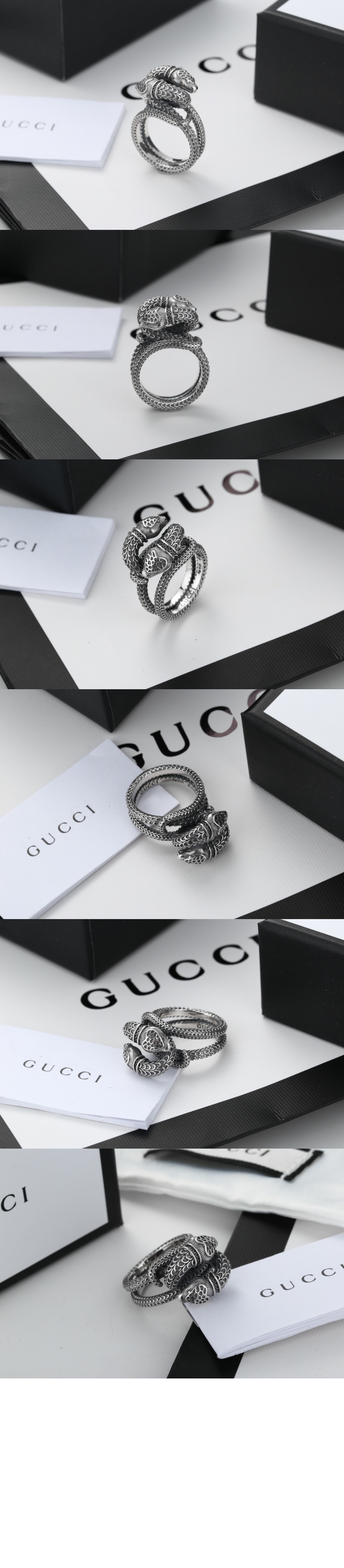 구찌 가든 스네이크 반지 525177