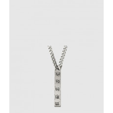 구찌 고스트 바 펜던트실버 목걸이 455314