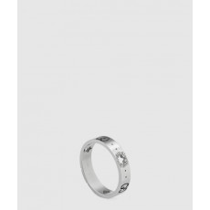 구찌 별 장식의 아이콘 화이트 골드 반지 607339