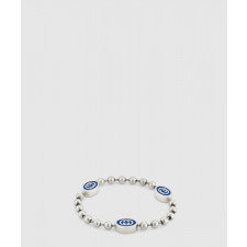 구찌 인터로킹 G 비즈 팔찌 753442