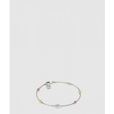 구찌 멀티컬러 에나멜 인터로킹 G 팔찌 728951