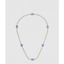 구찌 인터로킹 G 볼 체인 목걸이 753448