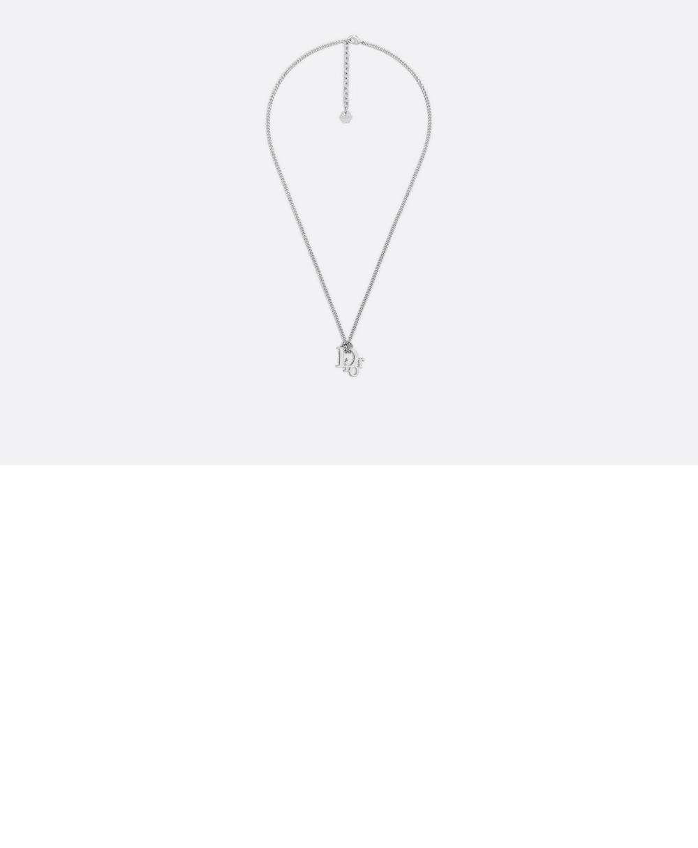 디올 Dior Oblique 펜던트 목걸이 N1284