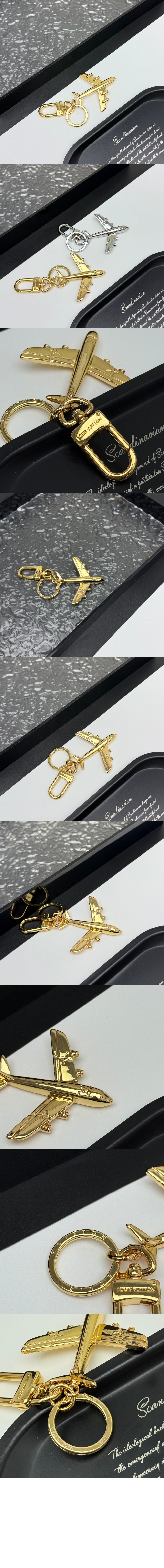 루이비통 플레인 키 홀더 & 백 참 M02542