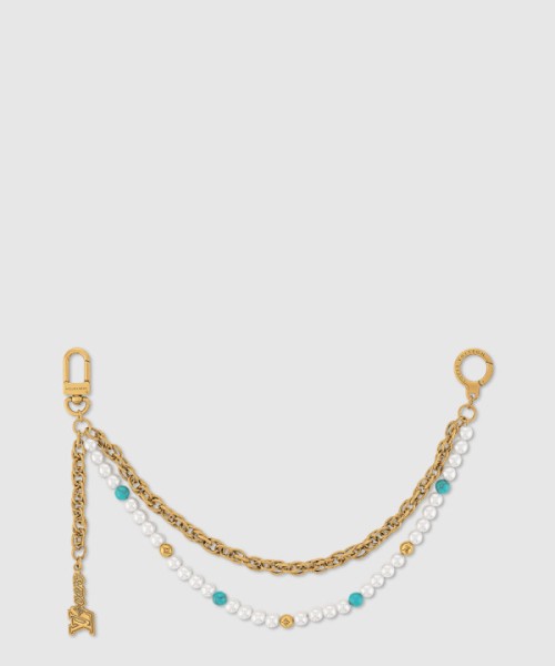 루이비통 펄 (Pearls) 체인 벨트 & 백 참 M02097