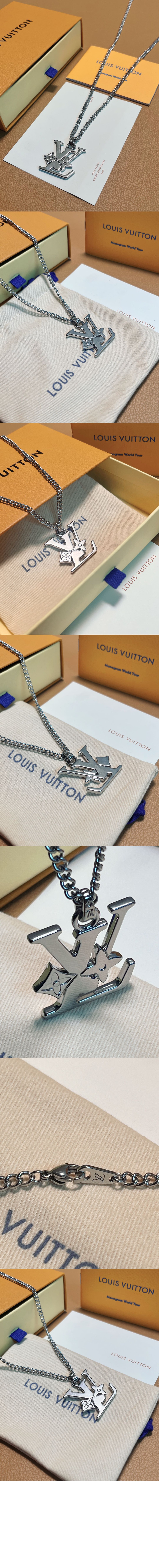 루이비통 모노그램 로우 (Monogram Row) 펜던트 M02254