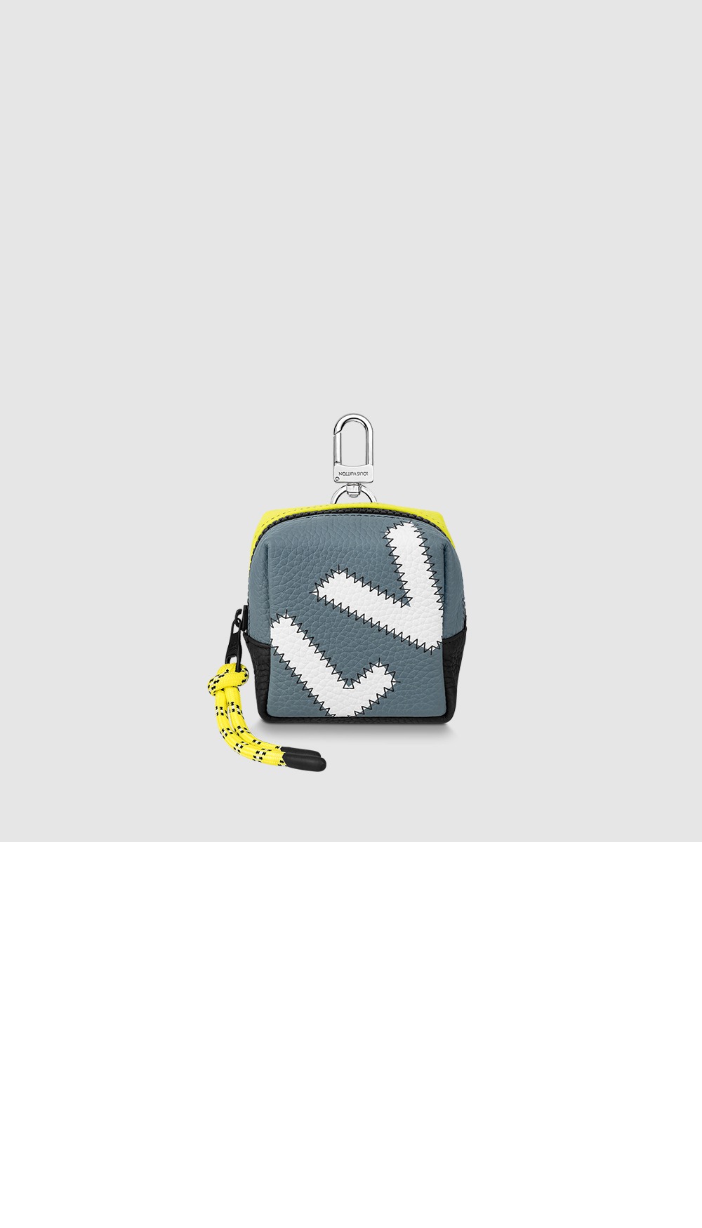 루이비통 컬러 블럭 스퀘어 백참 M00739