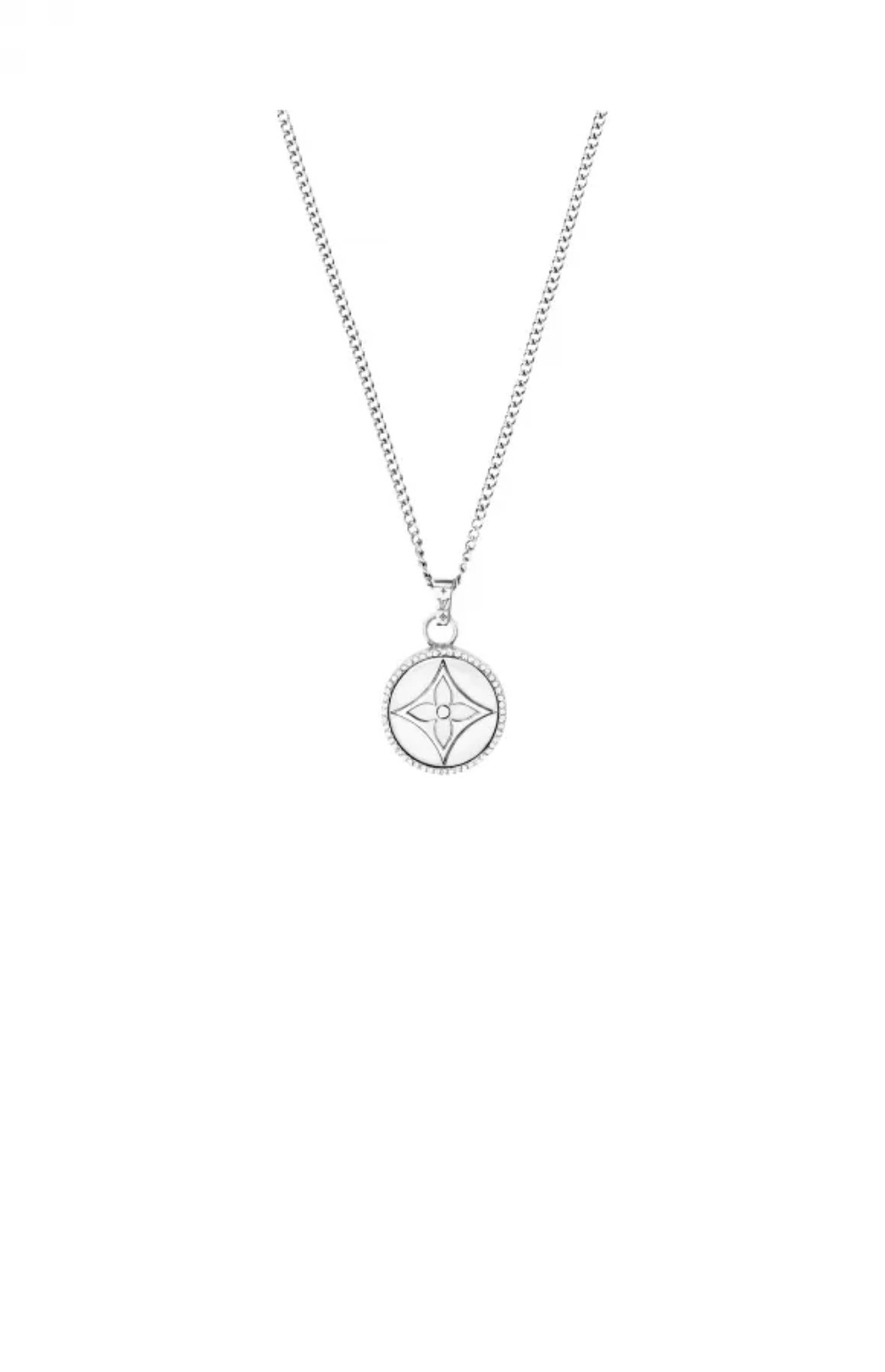 루이비통 트위스티드 플라워 펜던트 목걸이 M00916