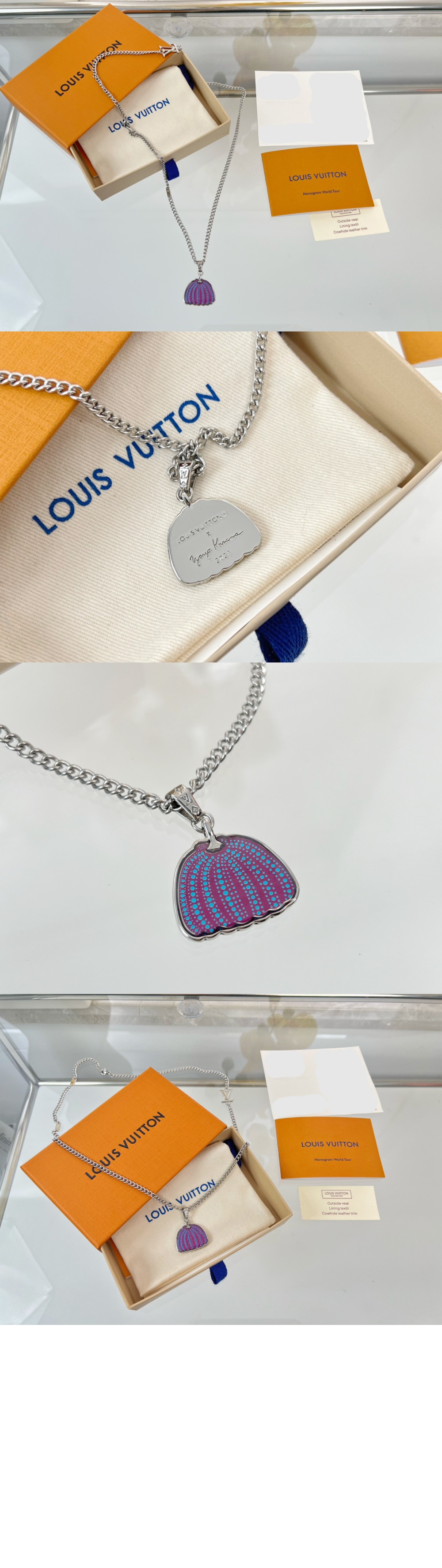 루이비통 LV x YK 펌킨 펜던트 M01097