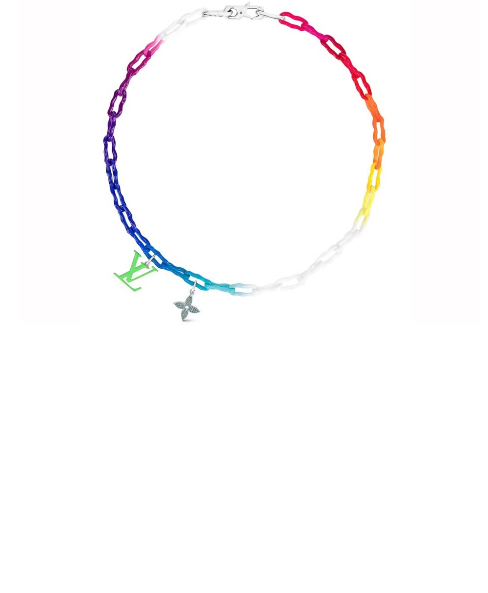 루이비통 레인보우 참 목걸이 M00275